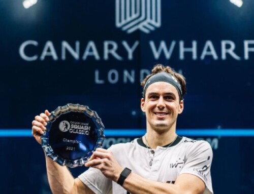 Paul Coll wint Canary Wharf Squash Classic in London